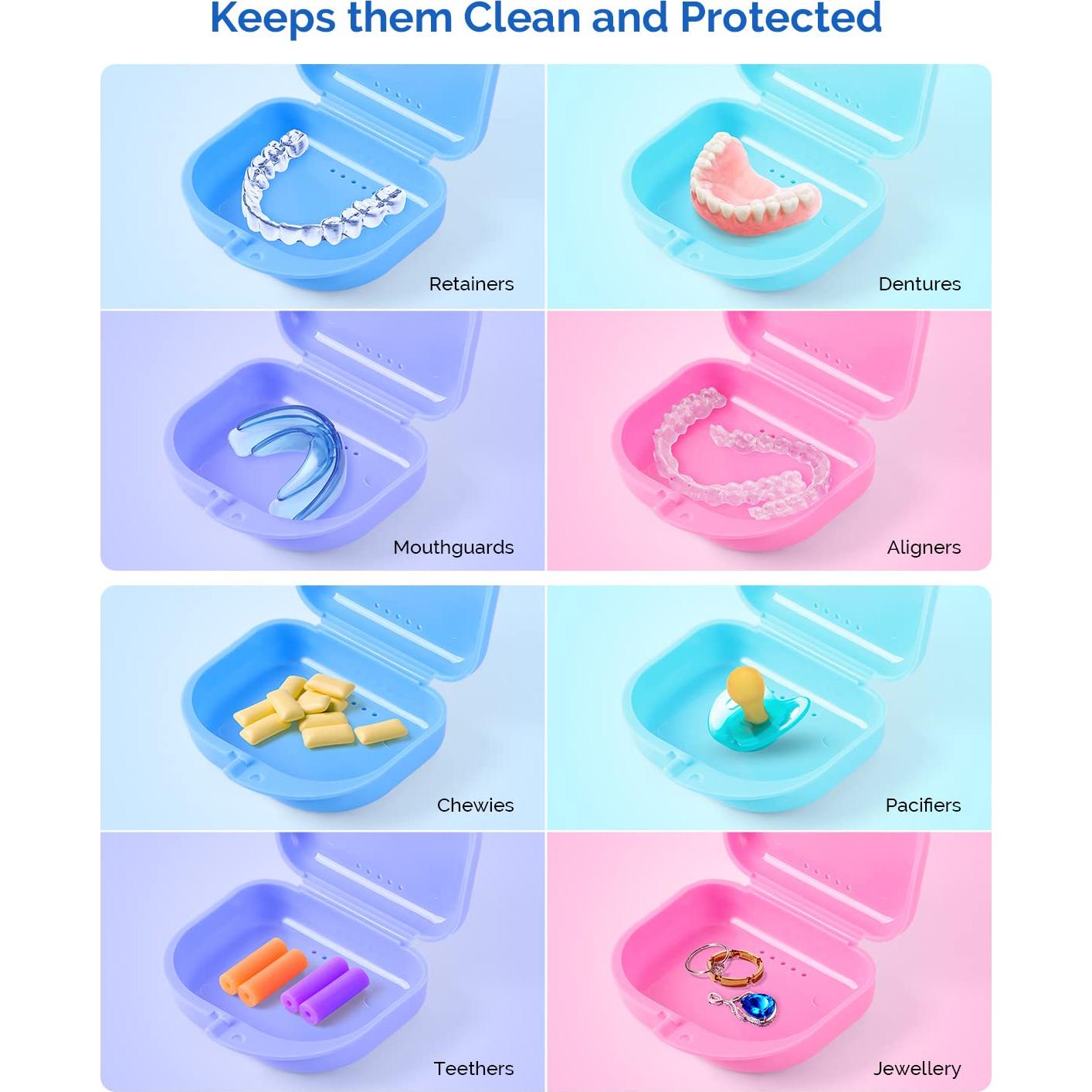 Estuche para Retenedor JMU con Ventilación - Púrpura