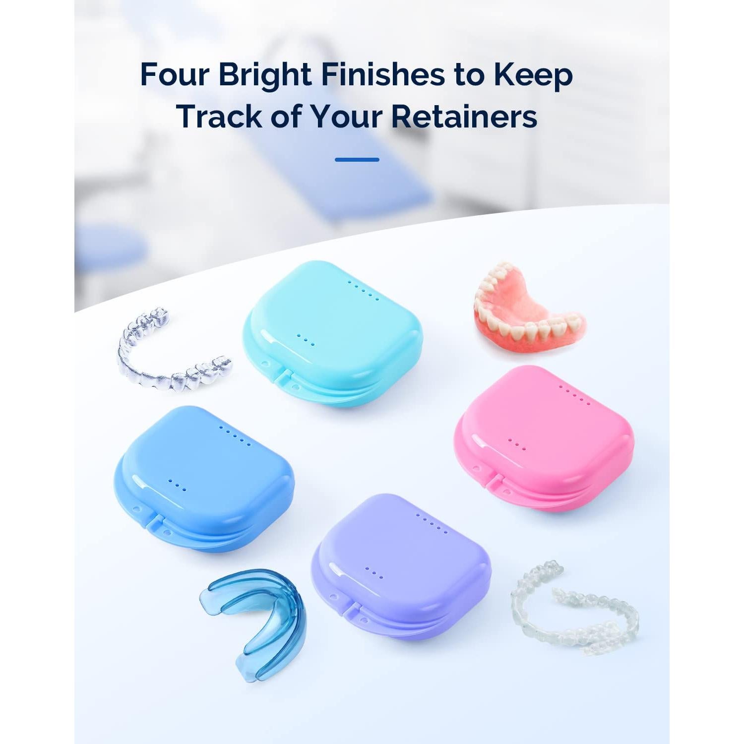 Estuche para Retenedor JMU con Ventilación - Púrpura