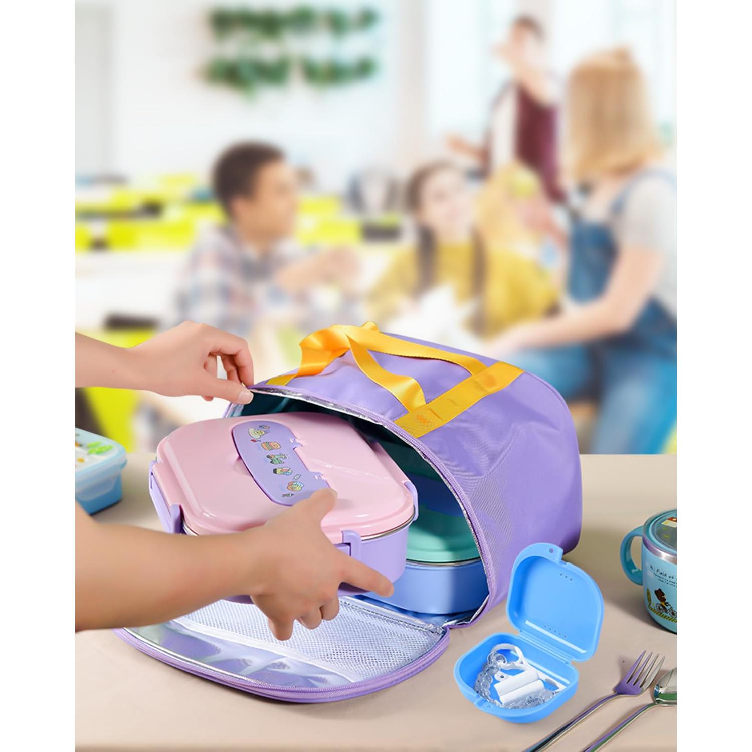 Estuche para Retenedor JMU con Ventilación - Púrpura