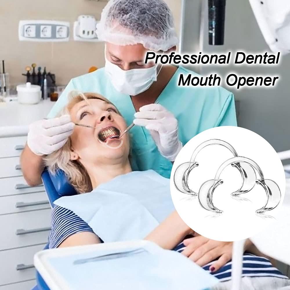 30 Retractores Bucales Profesionales THINKPRICE Transparentes