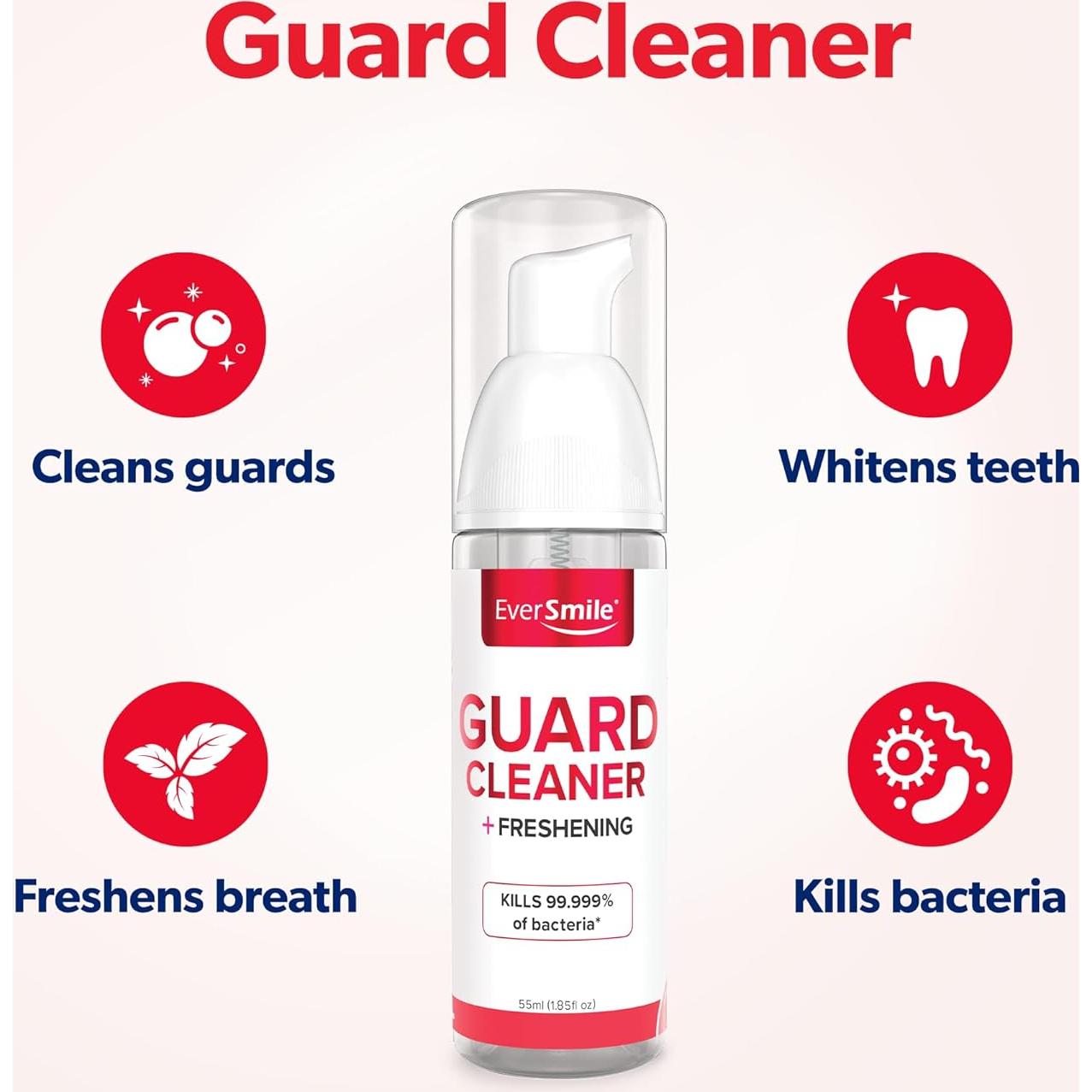 Limpiador de Protectores Bucales EverSmile Menta 55ml - Antibacteriano