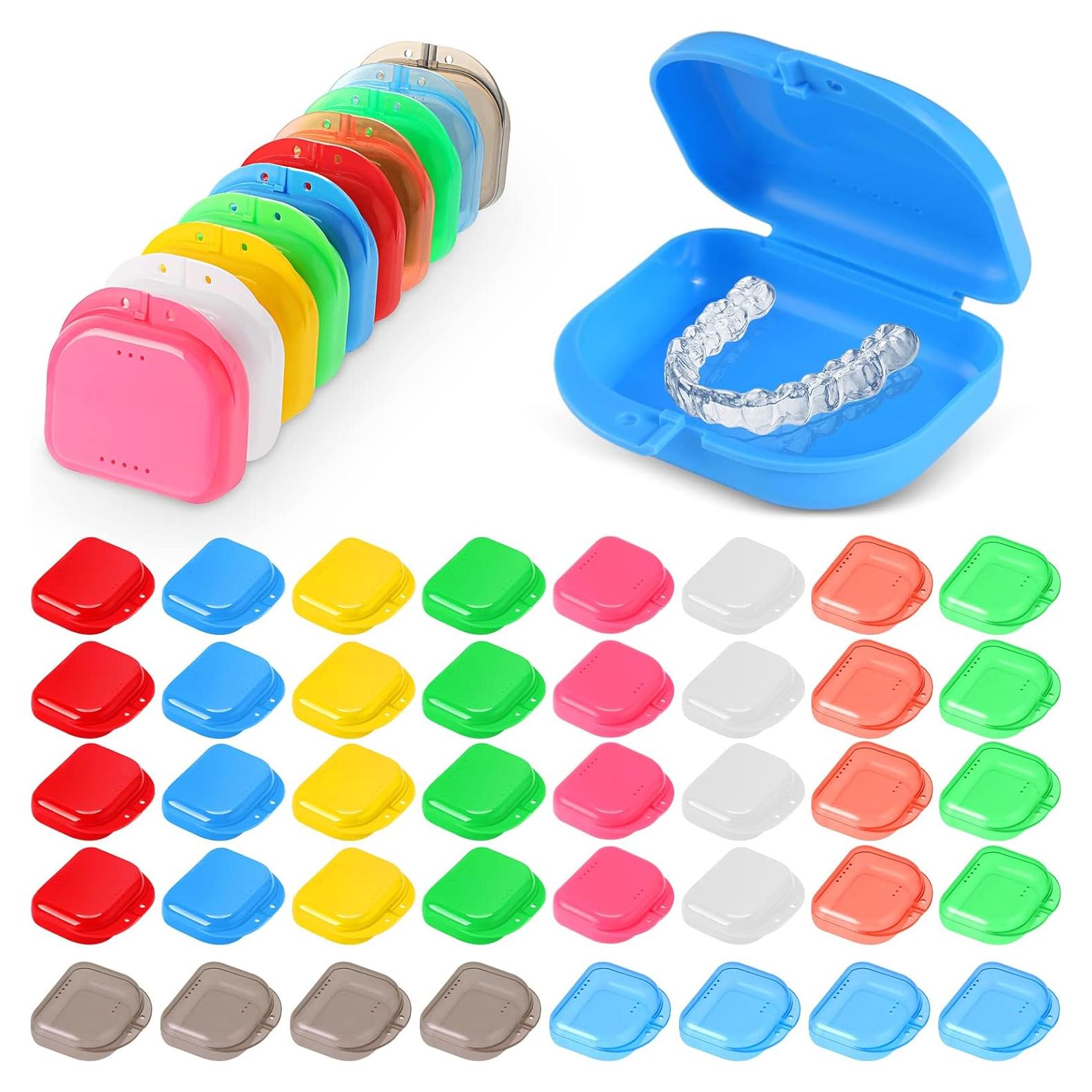 Estuche para Retenedores Tanlade 40 Pcs Multicolor 82x76x28mm