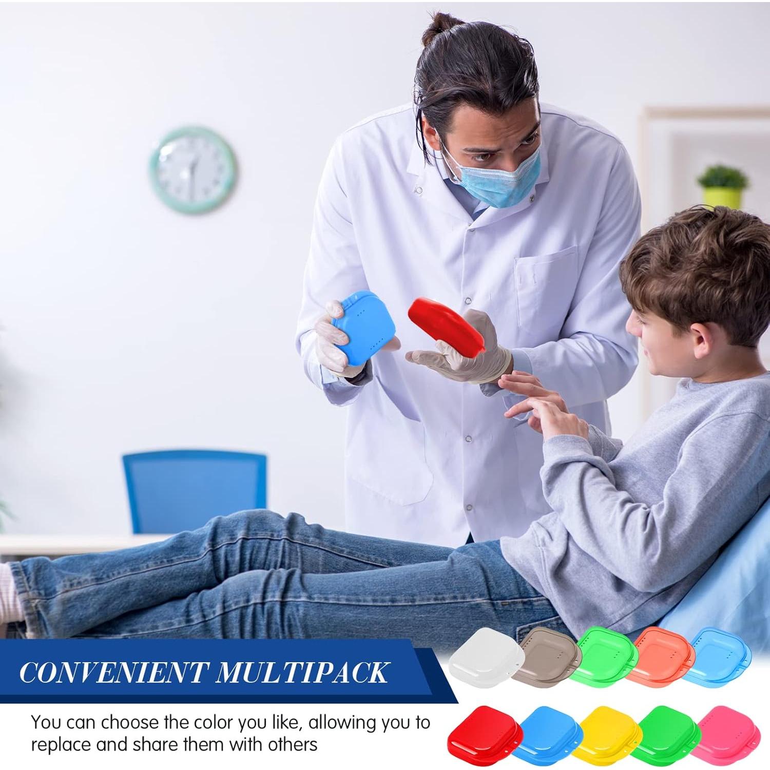 Estuche para Retenedores Tanlade 40 Pcs Multicolor 82x76x28mm