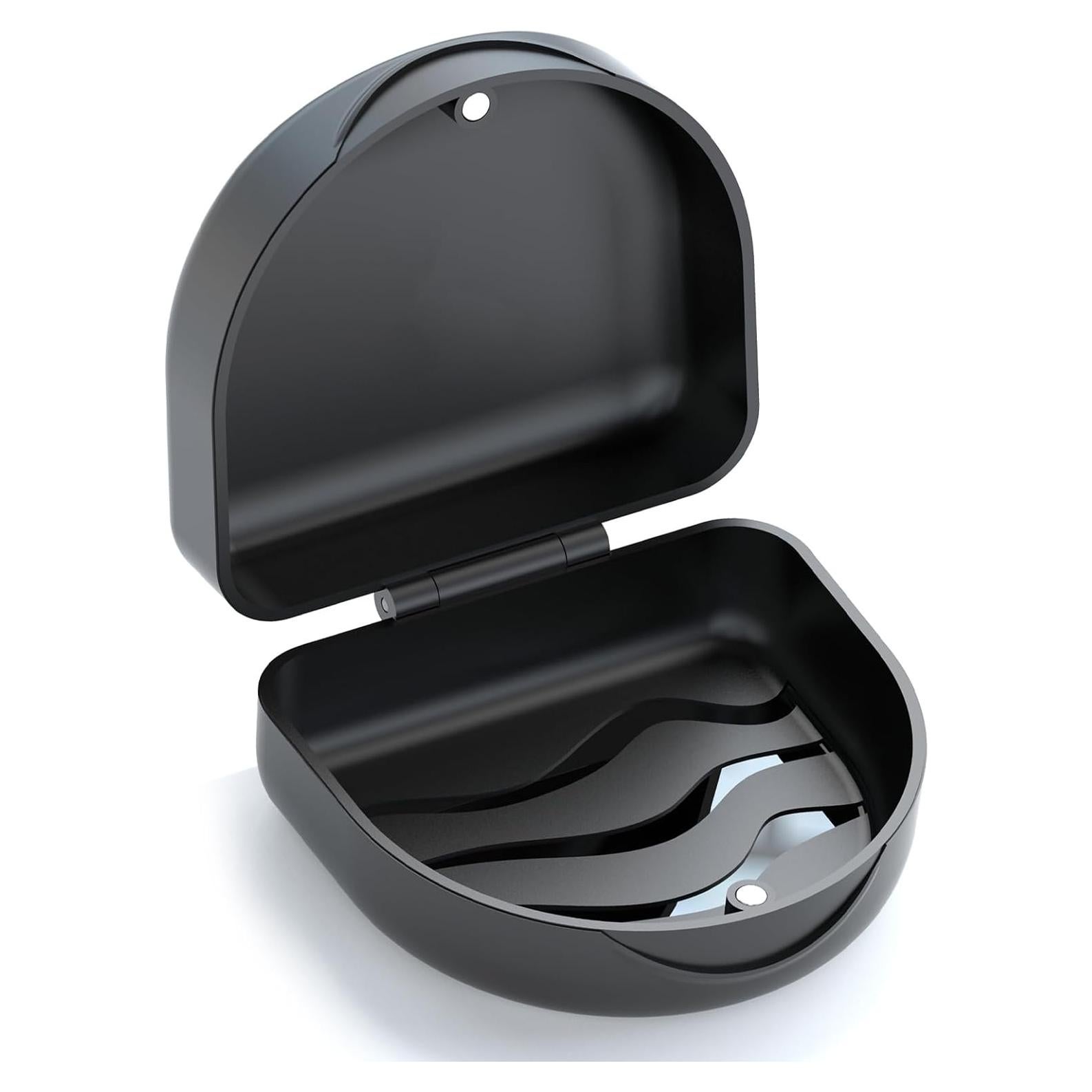 Caja de Retenedor BVN Negra para Alineadores y Protectores Bucales