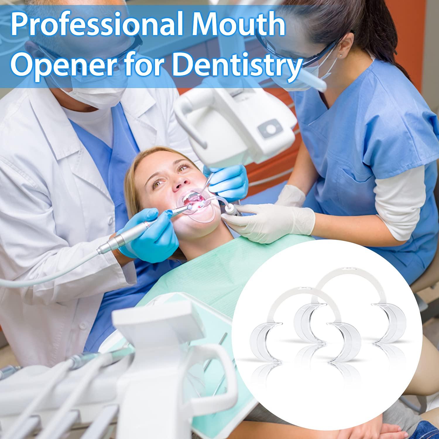 Retractor Bucal EZGO 20 Piezas Tamaño L para Blanqueamiento Dental