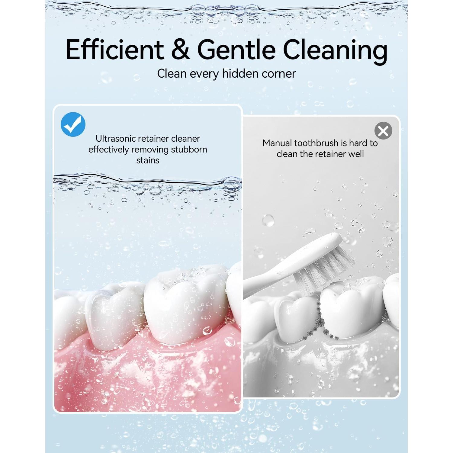 Limpiador Ultrasónico de Joyas Phniti 46kHz Profesional Blanco