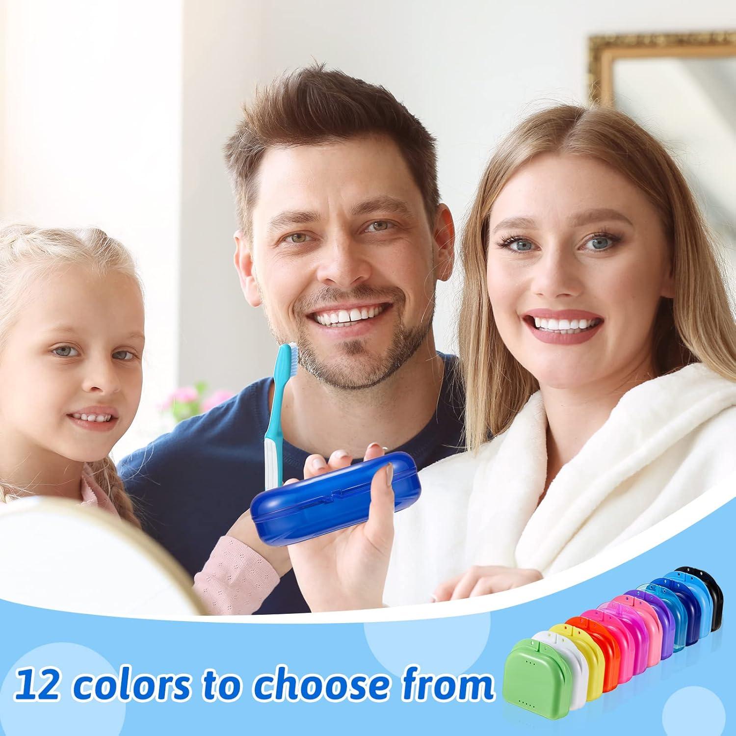 Estuche para Retenedor Dental Sherr 120 Pcs 12 Colores