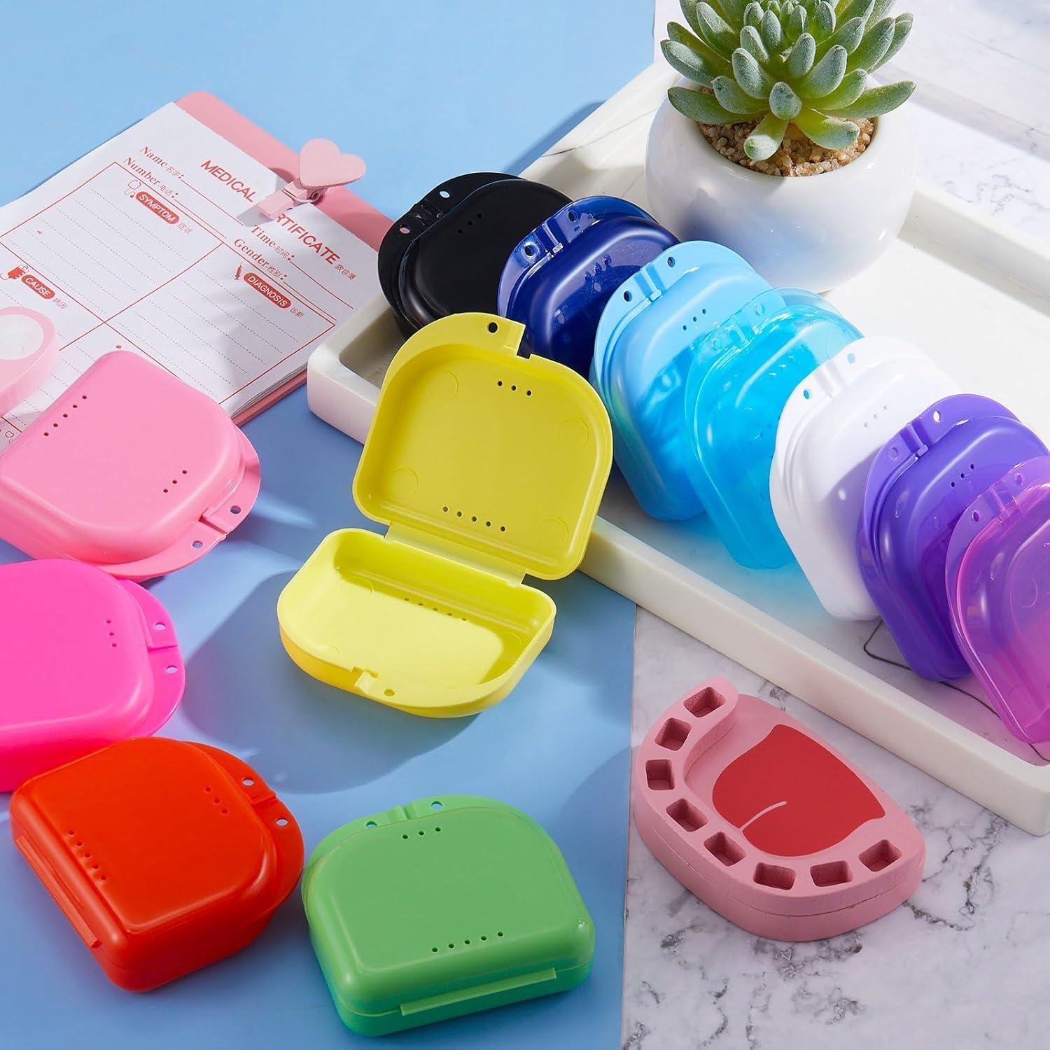 Estuche para Retenedor Dental Sherr 120 Pcs 12 Colores