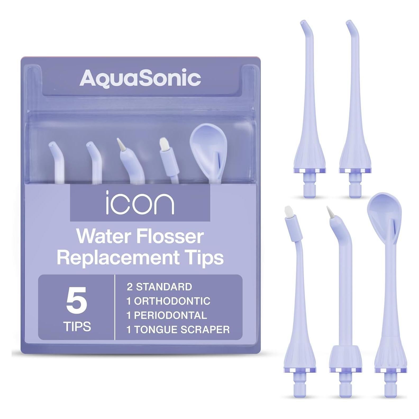 Consejos de Reemplazo AquaSonic Icon - 5 Piezas para Irrigador