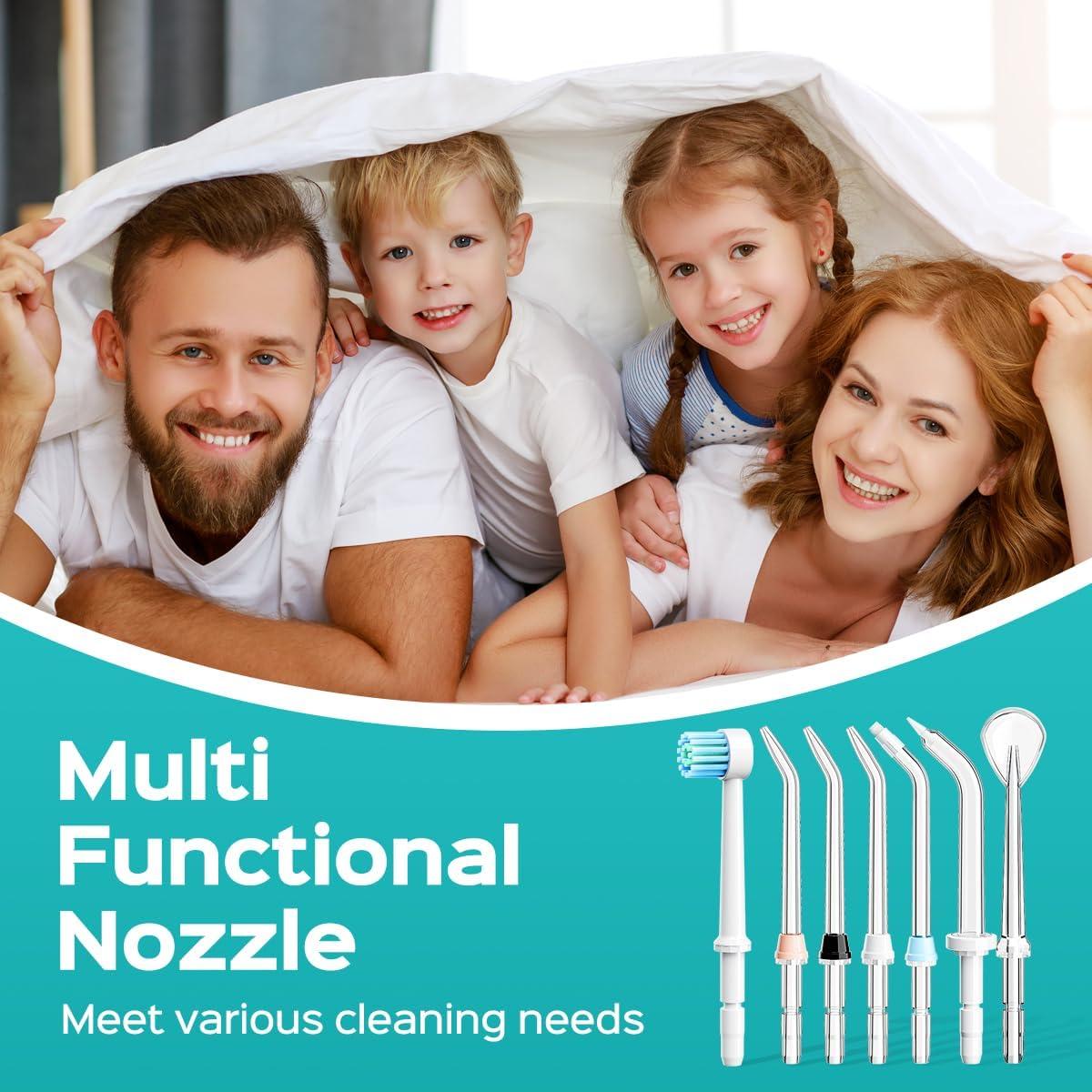 Cabezas de Repuesto COSLUS para Irrigador Dental E1 - 7 Piezas