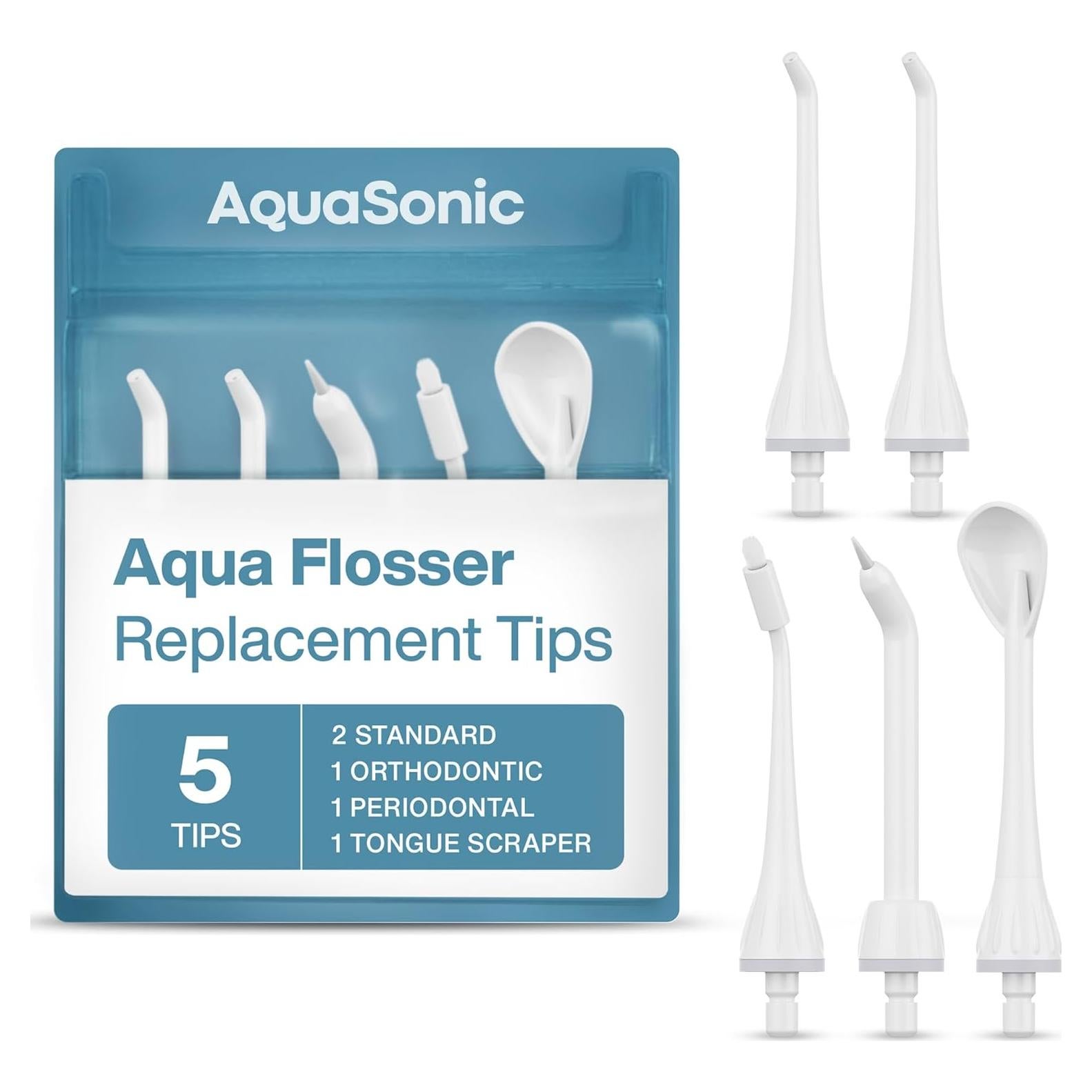 Consejos de Reemplazo AquaSonic para Irrigador - 5 Piezas