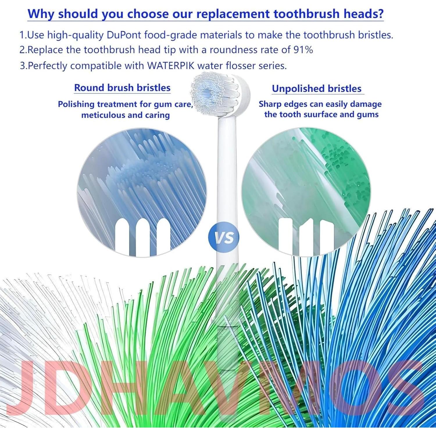 Cabezas de Reemplazo para Irrigador Oral JDHAVNOS - Compatible Waterpik