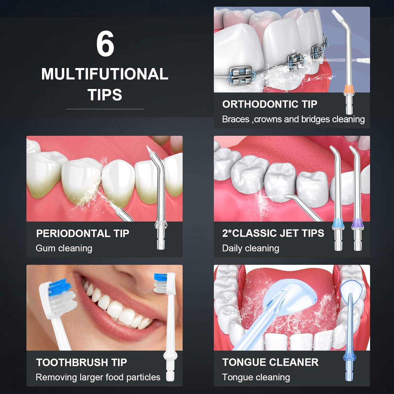 Consejos de Reemplazo para Hilo Dental H2ofloss - 4 Boquillas