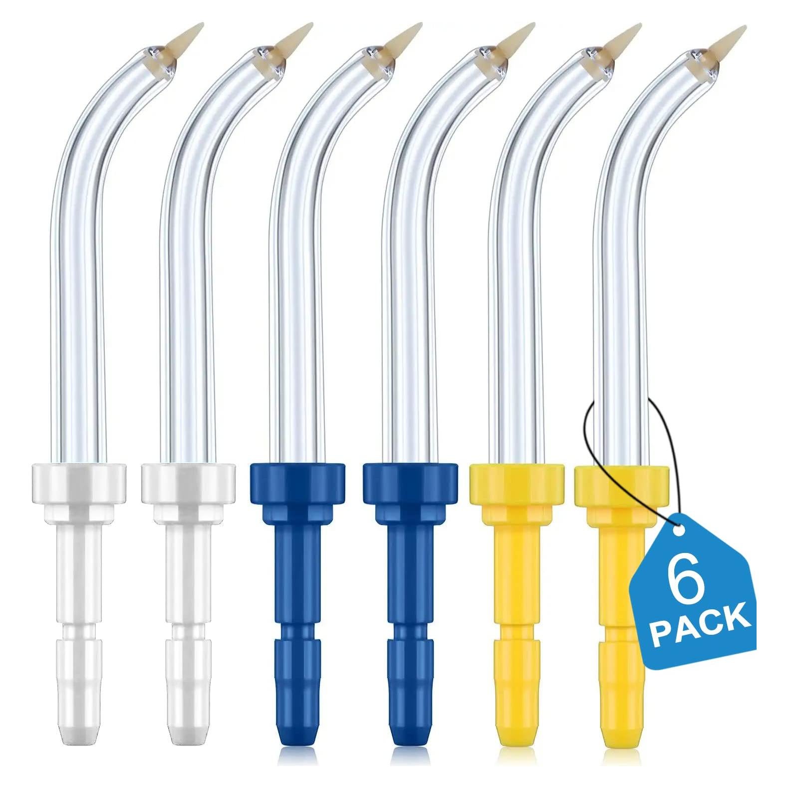 Consejos de Reemplazo Waterpik para Flosser de Agua - 6 Puntas