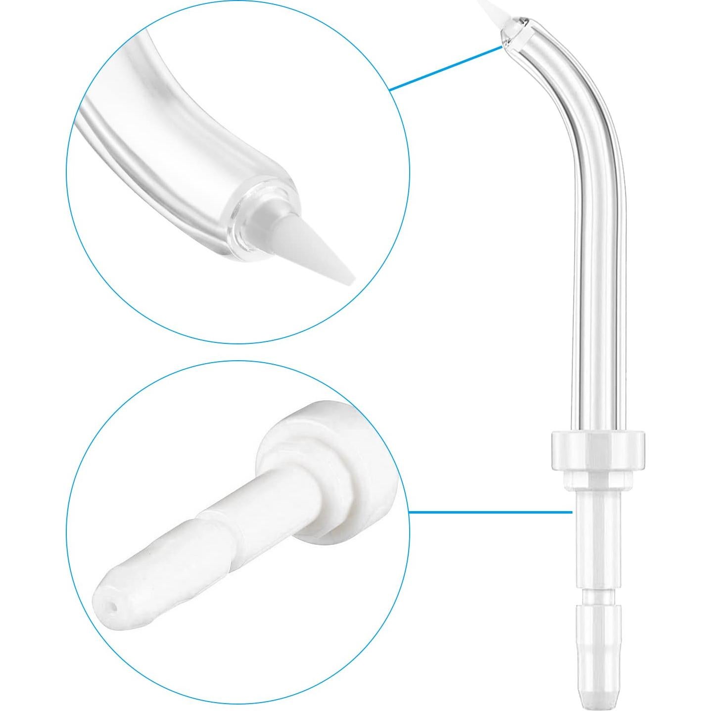 Consejos de Reemplazo Waterpik para Flosser de Agua - 6 Puntas