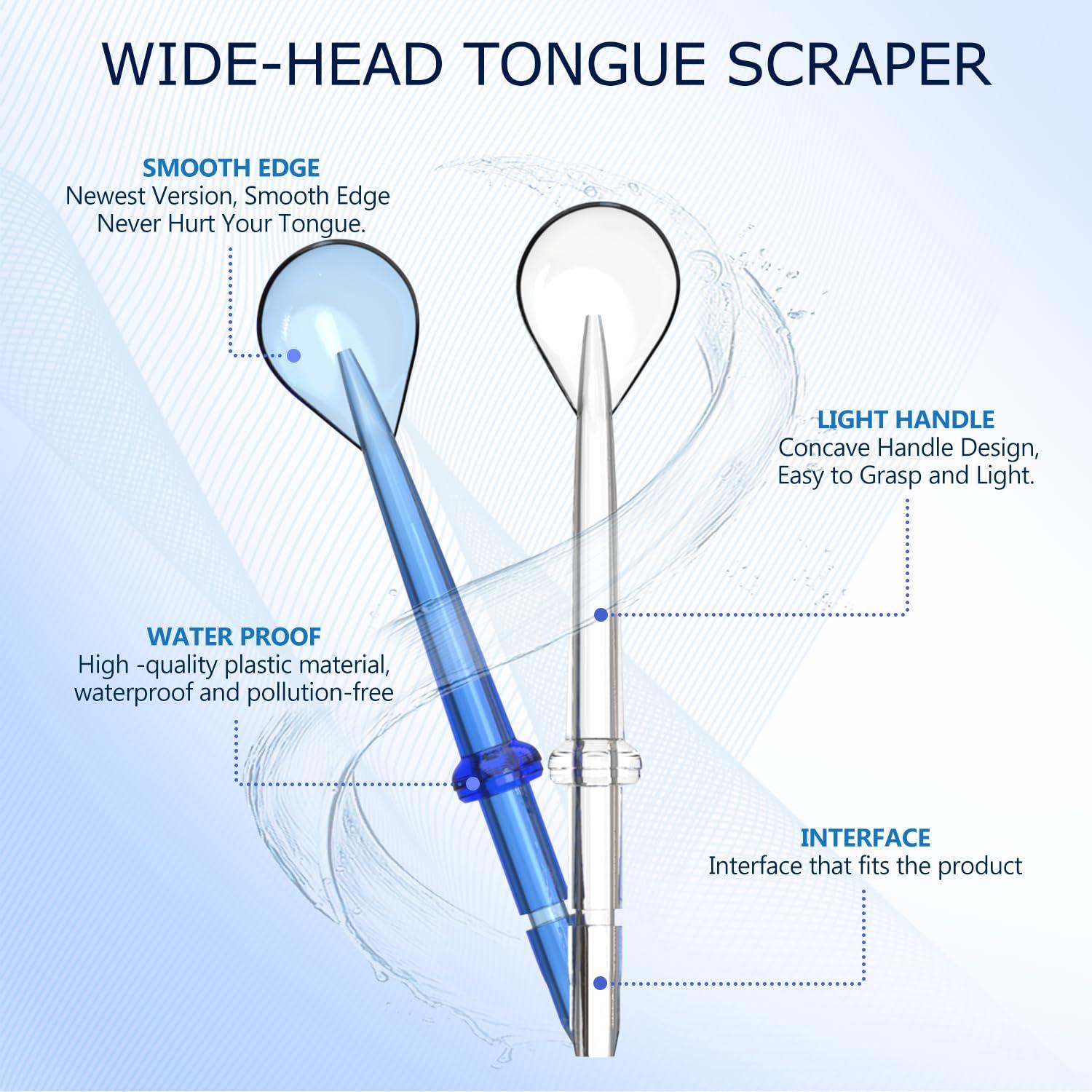 Puntas de limpiador de lengua Cordro para Waterpik - 3 PCS