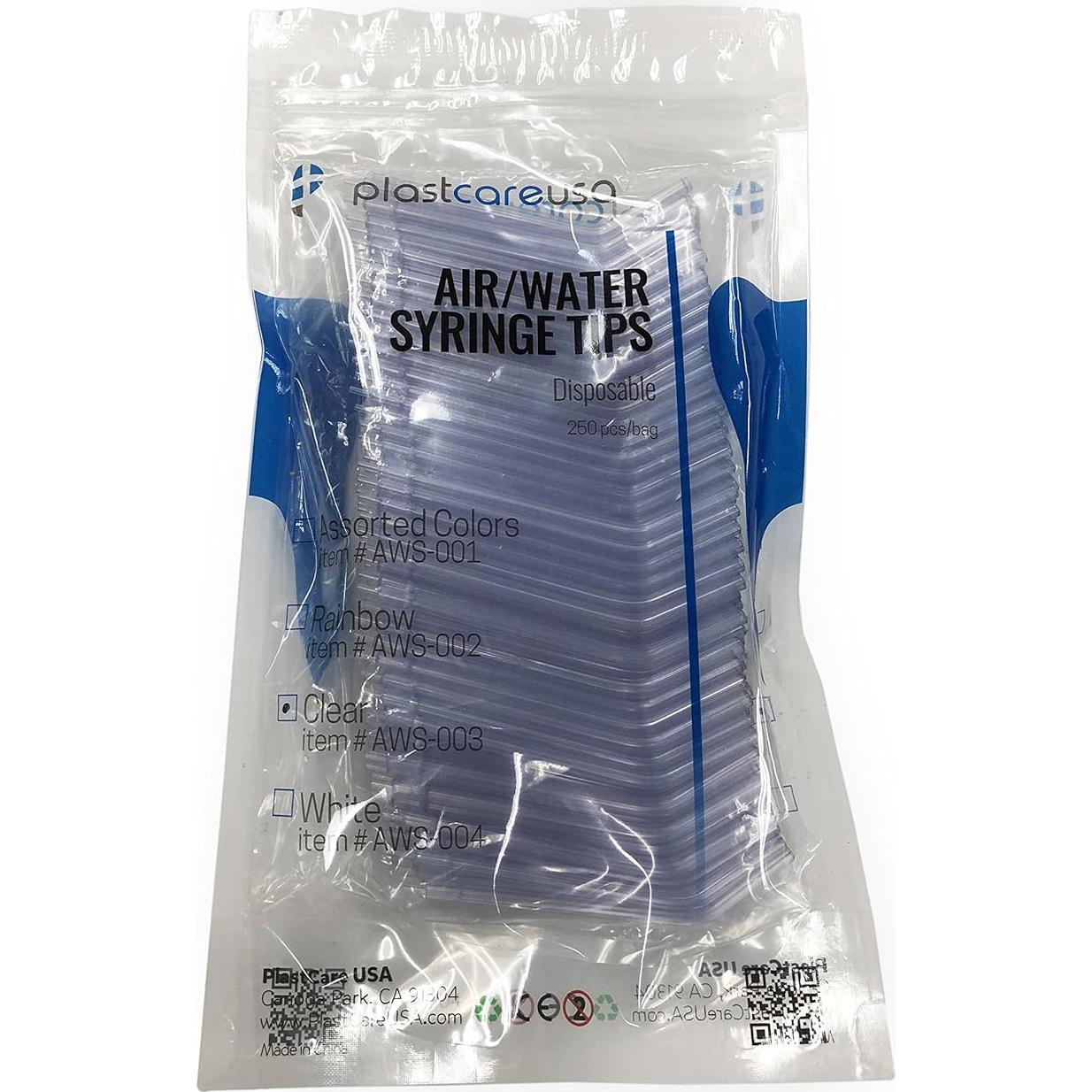 250 Puntas de Jeringa Oral Desechables PlastCare AWS-003