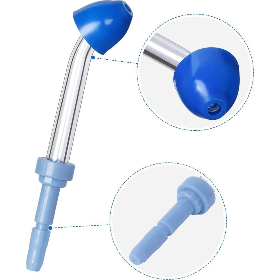 Puntas de Reemplazo WuYan para Irrigador Nasal Waterpik - 2 Pcs