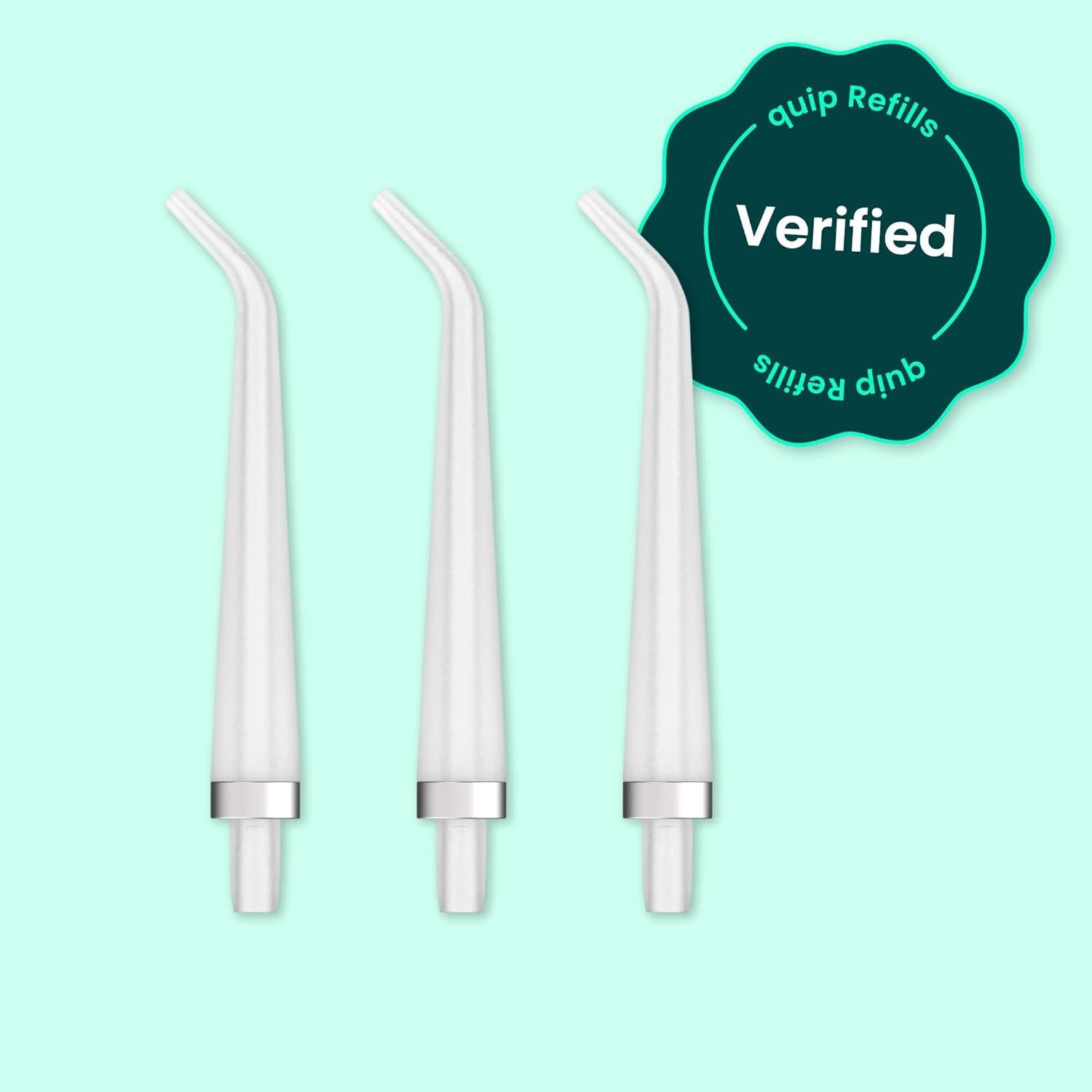 Recargas de Puntas de Hilo Dental Quip - 3 Unidades