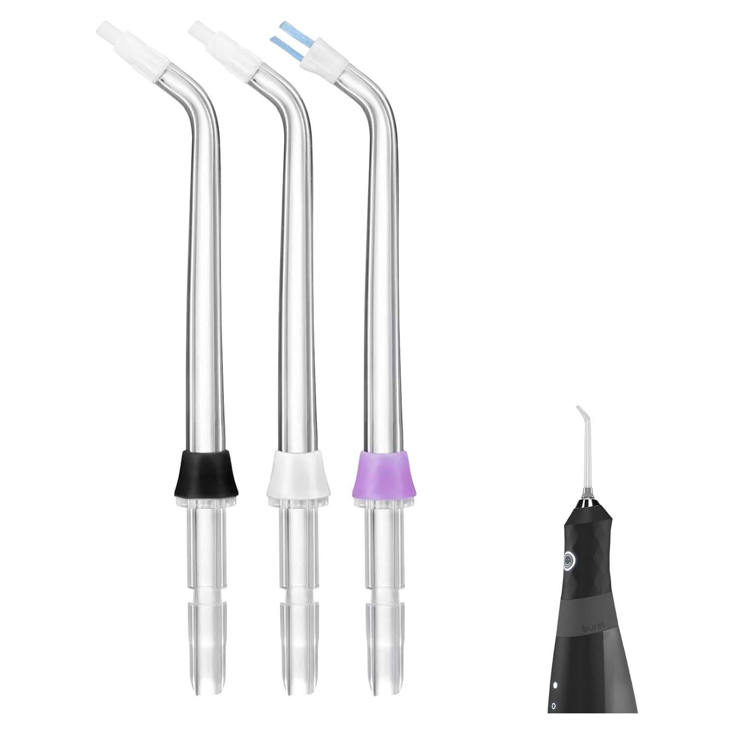 Paquete de 3 Puntas de Reemplazo para Irrigador Bucal BURST