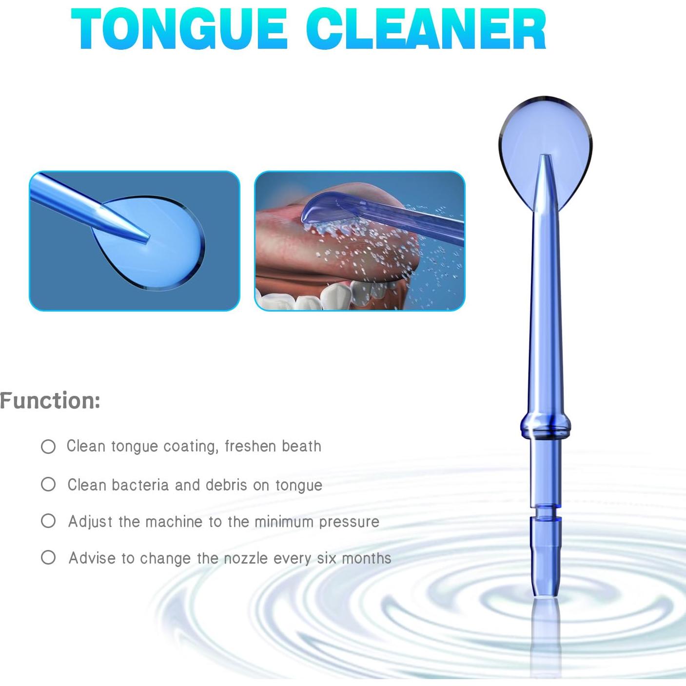 Puntas Limpiadoras de Lengua Waterpik - 3 Piezas Reemplazo