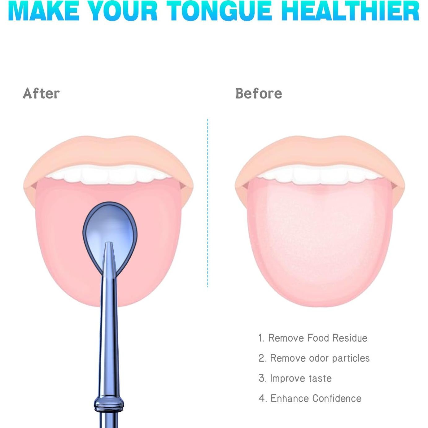 Puntas Limpiadoras de Lengua Waterpik - 3 Piezas Reemplazo