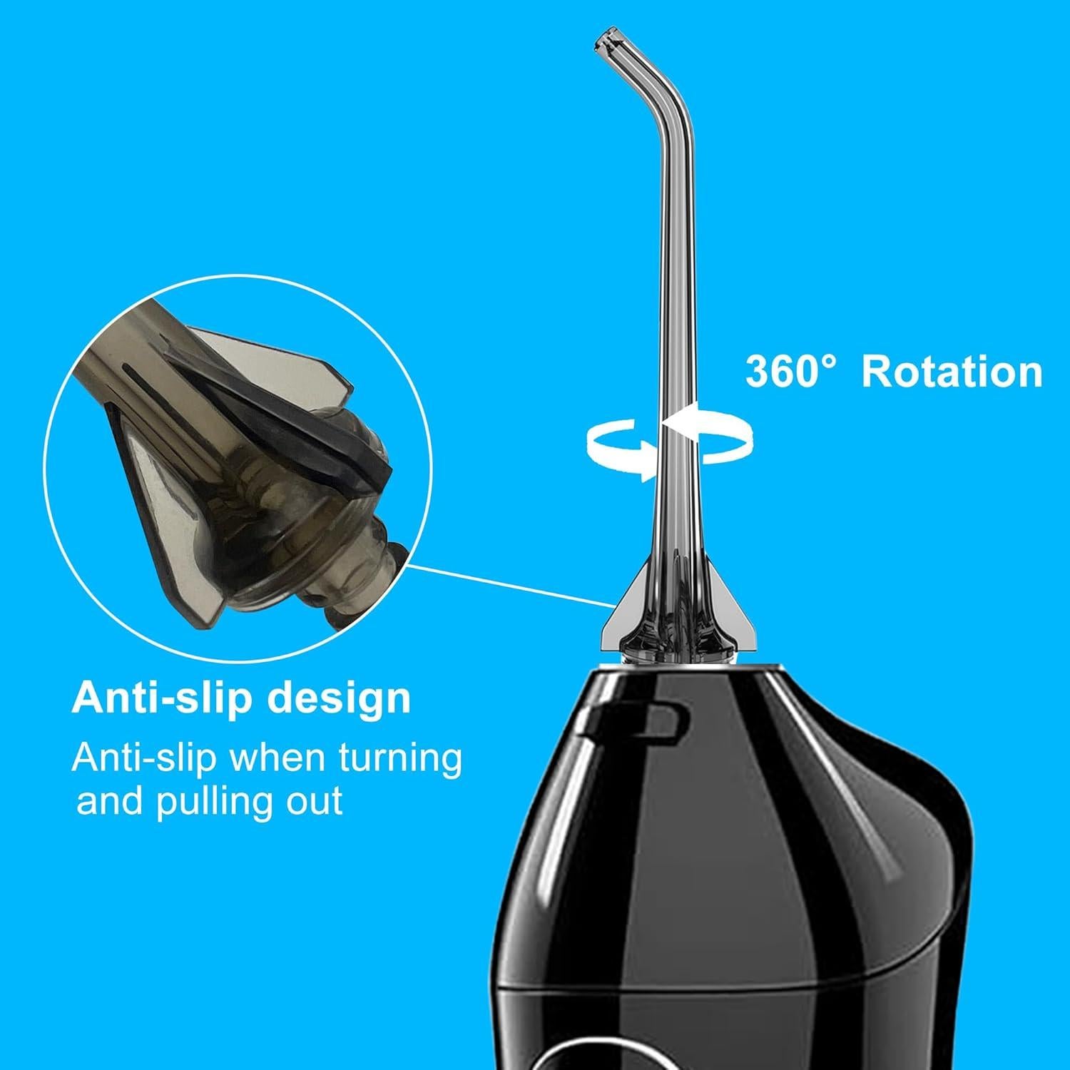 Puntas de Reemplazo para Irrigador Dental COSLUS - 4 Puntas Jet Clásicas