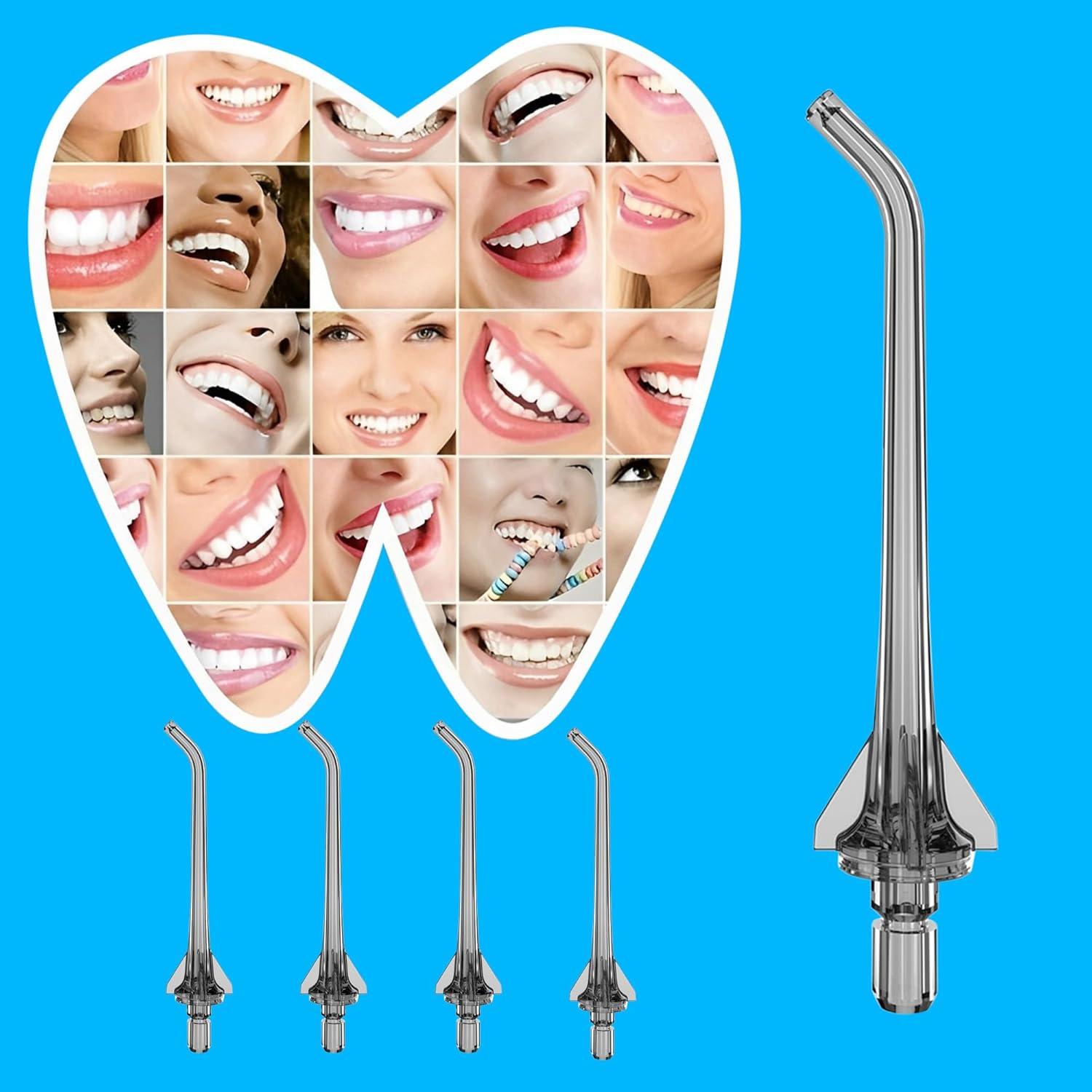 Puntas de Reemplazo para Irrigador Dental COSLUS - 4 Puntas Jet Clásicas