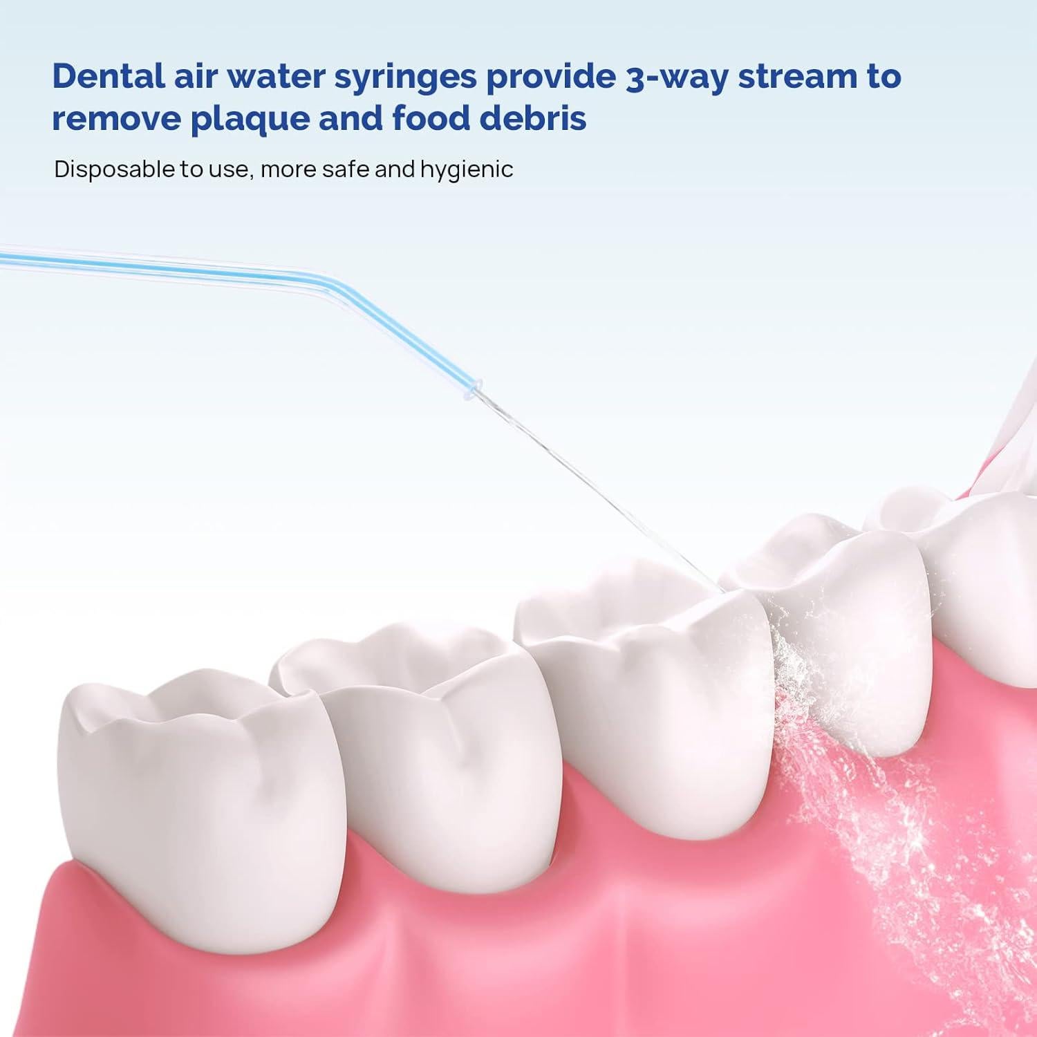 Puntas de Jeringa Dental JMU 1000pcs Desechables para Limpieza Oral