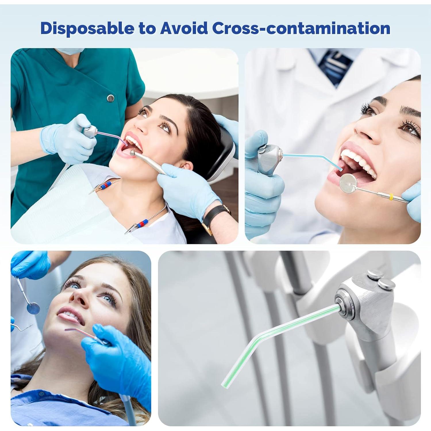 Puntas de Jeringa Dental JMU 1000pcs Desechables para Limpieza Oral