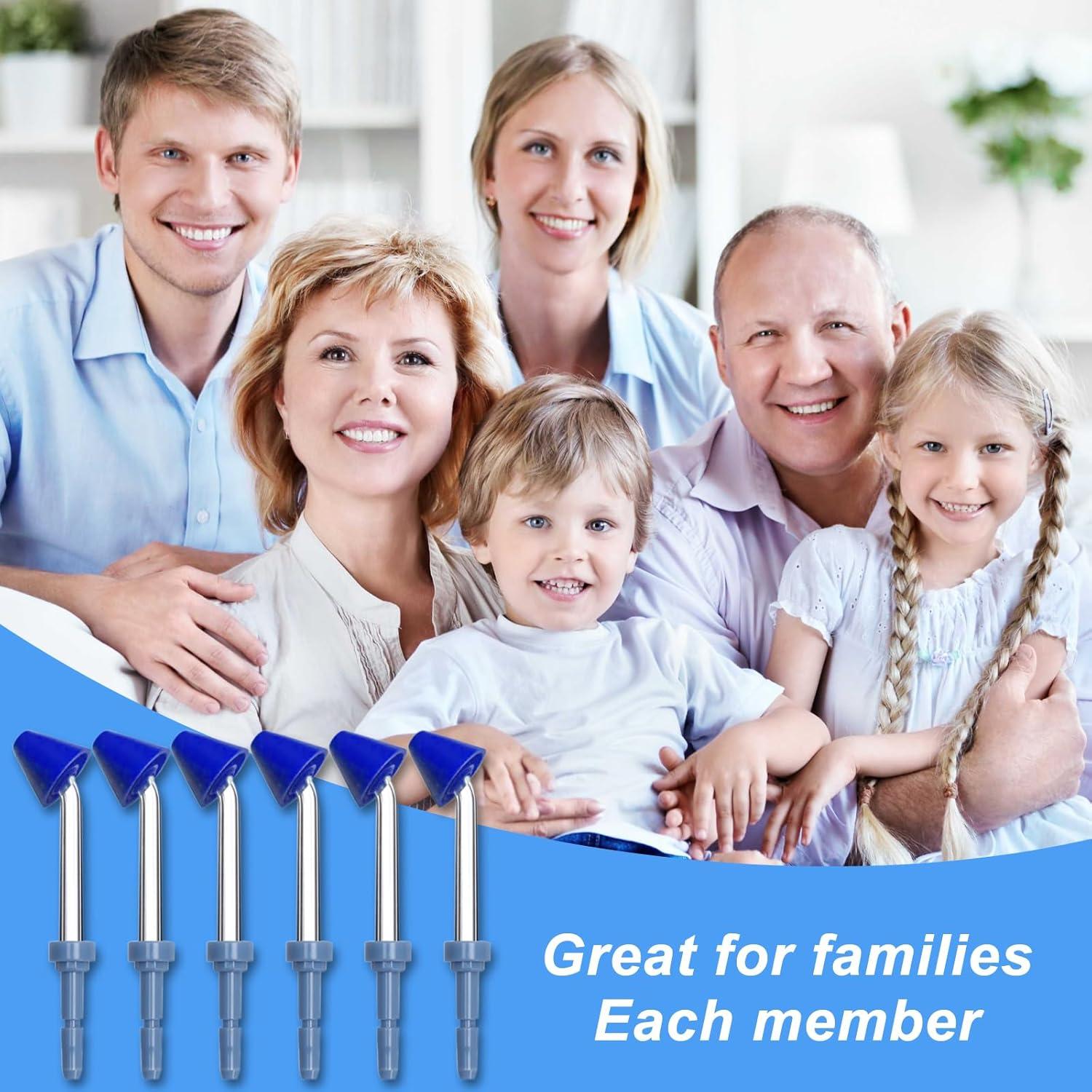 Puntas de Irrigador Nasal RAXSEG Compatible Waterpik - 6 Unidades