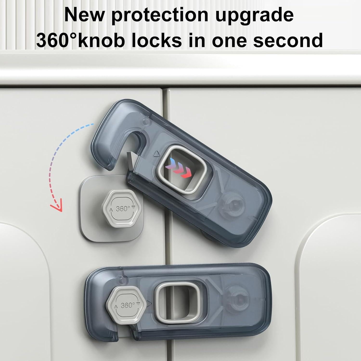 Cerraduras de Seguridad para Refrigerador QYESWHSR - 5 Paquete