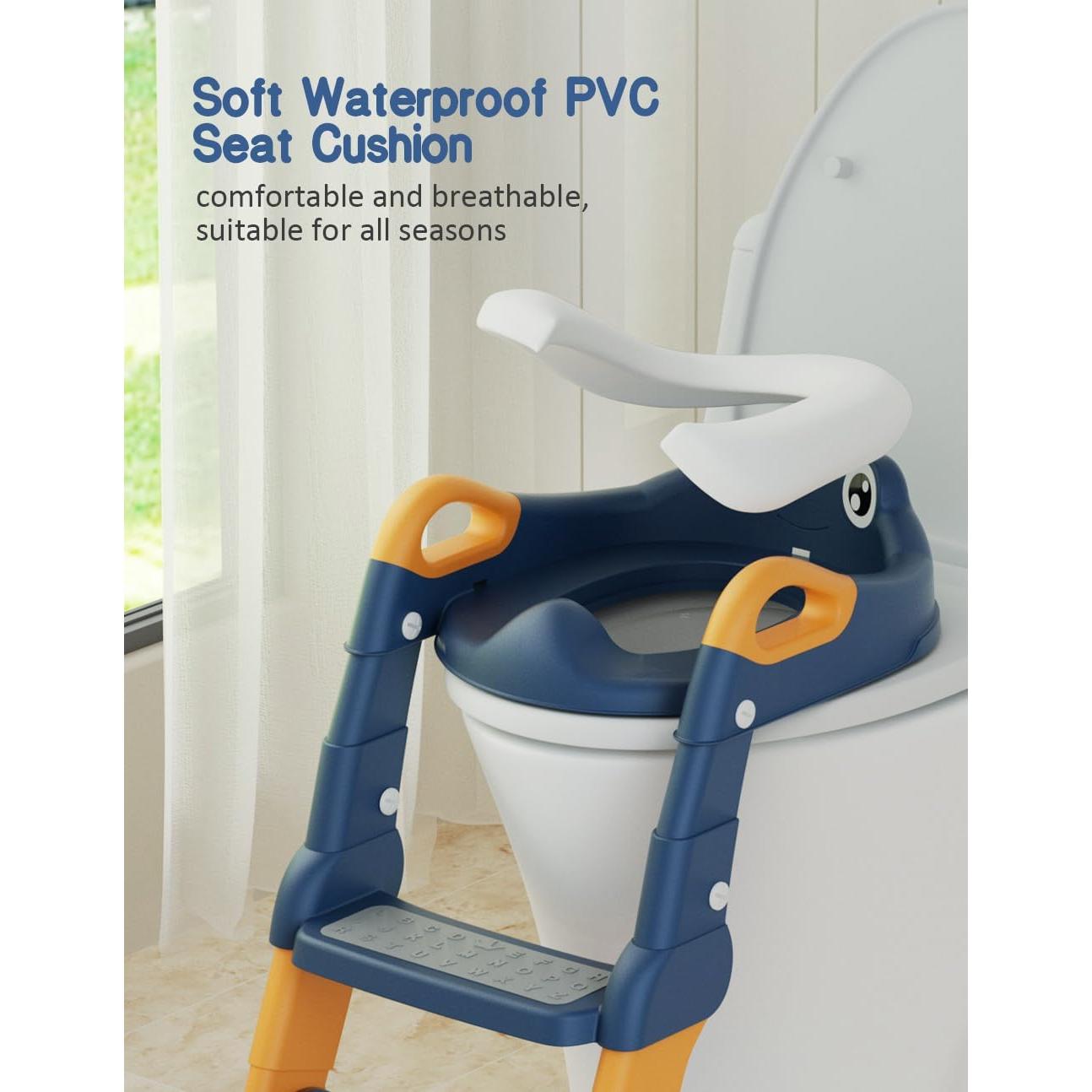 Asiento de Entrenamiento para Baño ROUTTOON Azul 2 en 1