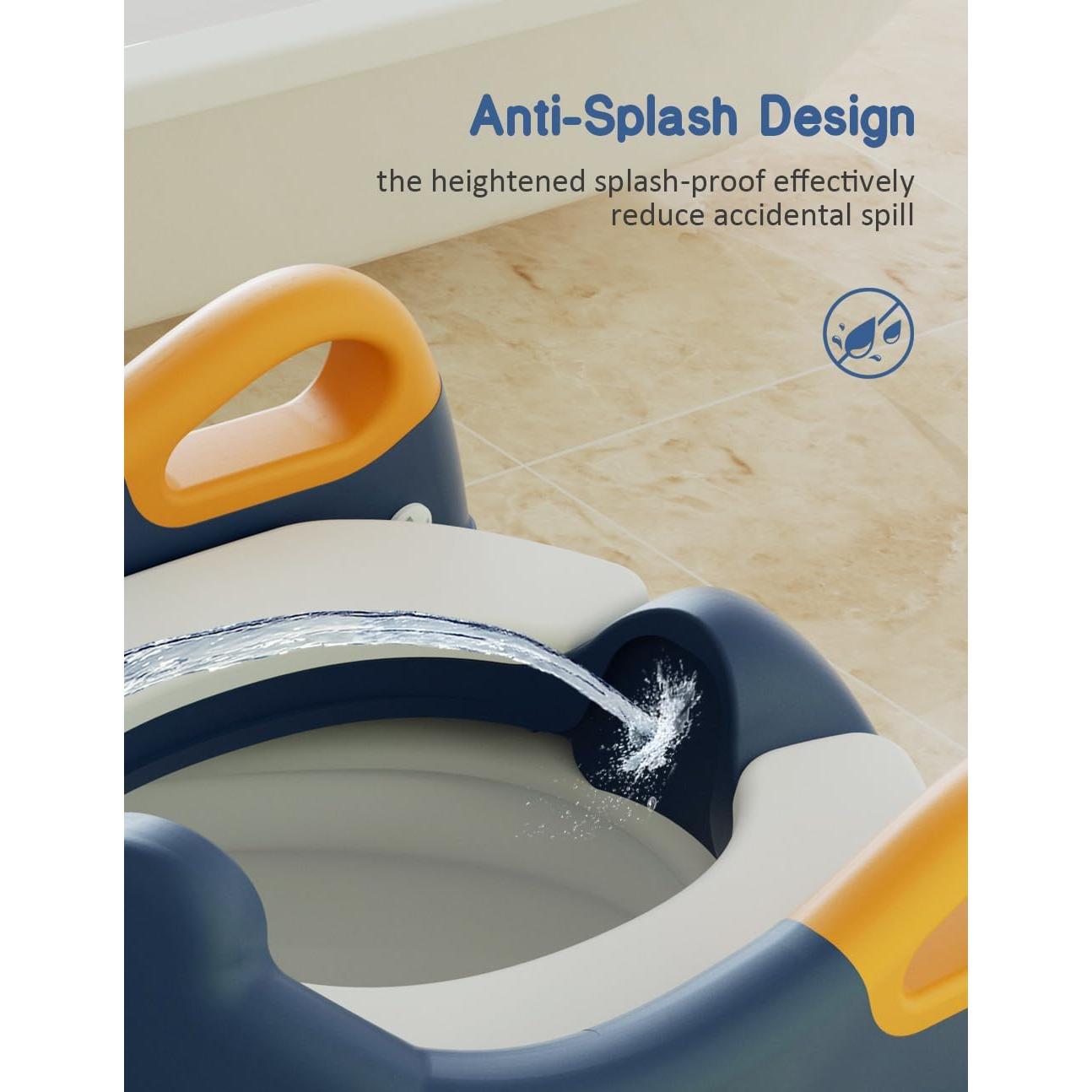 Asiento de Entrenamiento para Baño ROUTTOON Azul 2 en 1