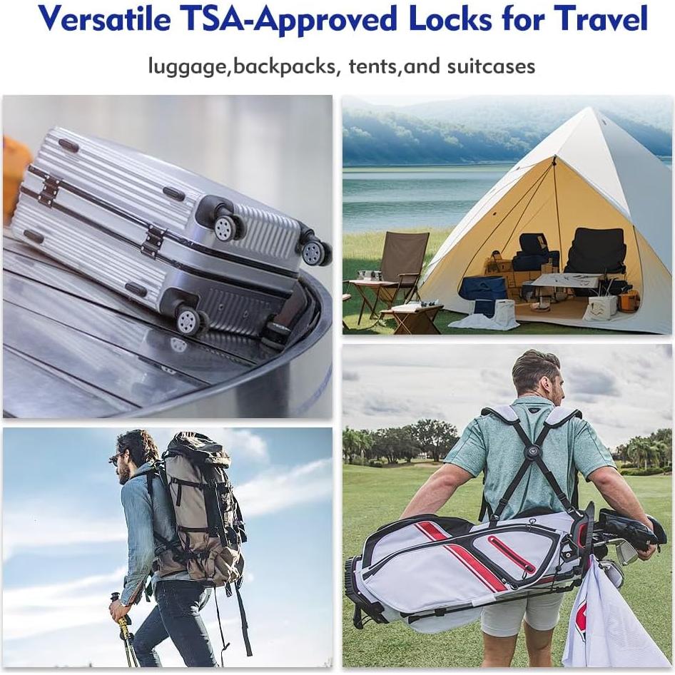 Candado de Combinación Sure Lock TSA 21105P Negro 1 Paquete