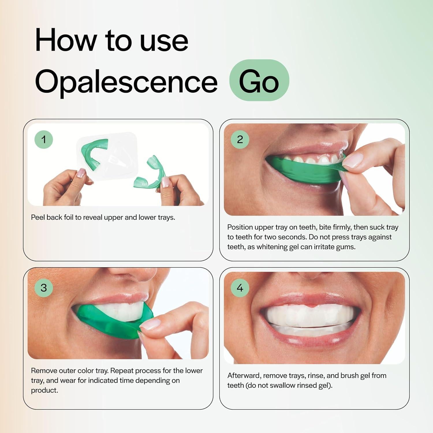 Kit Blanqueamiento Dental Opalescence Go 15% Menta - 10 Tratamientos