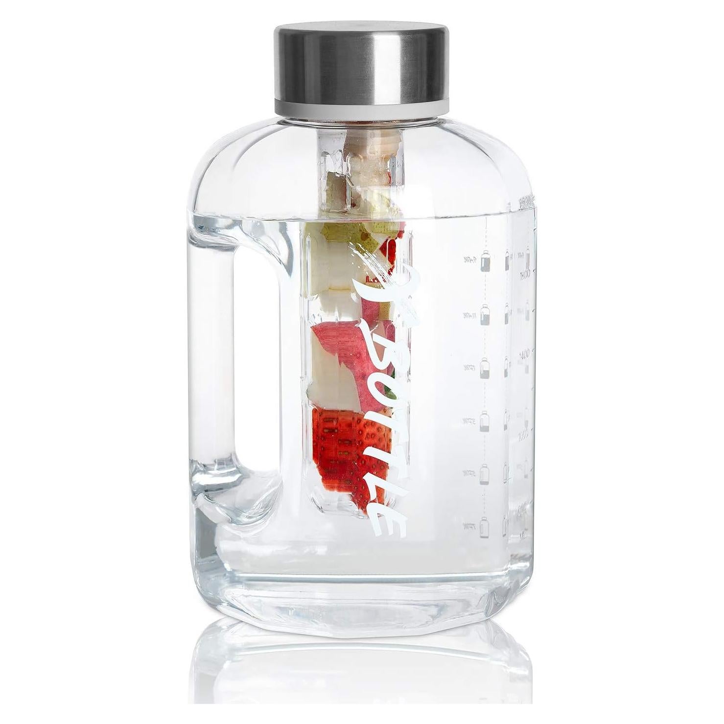 Botella de Agua Deportiva XBOTTLE 2.5L con Infusor y A Prueba de Fugas