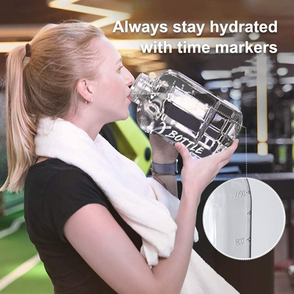 Botella de Agua Deportiva XBOTTLE 2.5L con Infusor y A Prueba de Fugas