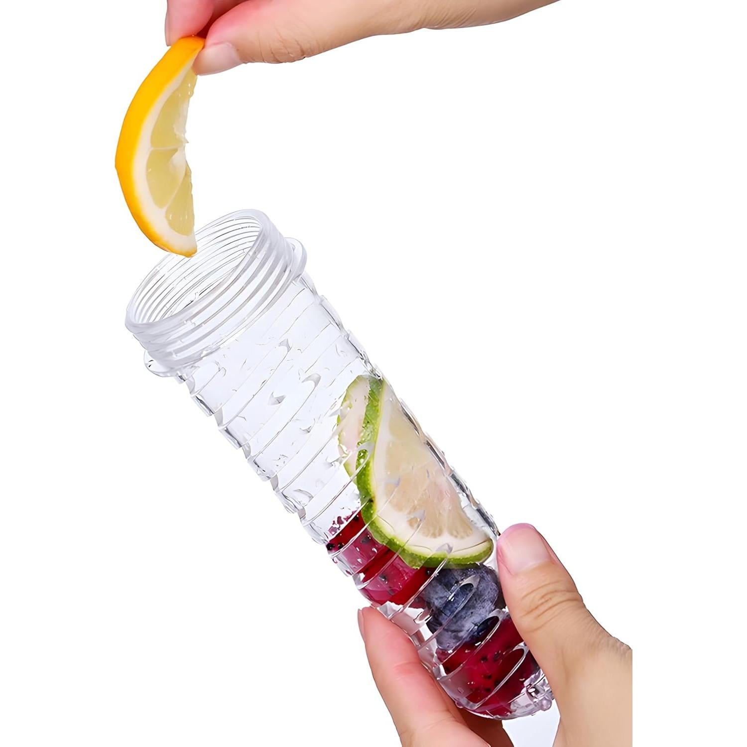Botella Infusora de Frutas STAR TRINE 750ml A Prueba de Fugas