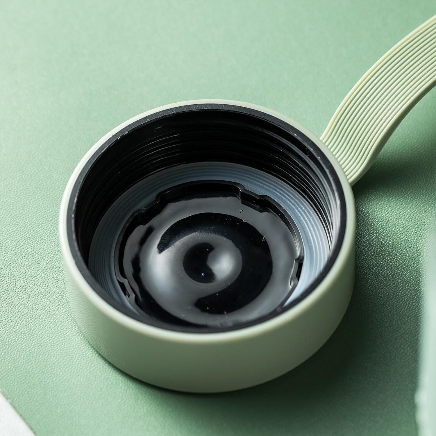 Botella de Agua de Vidrio 0.47L DNIENKGE Rosa con Funda Antideslizante