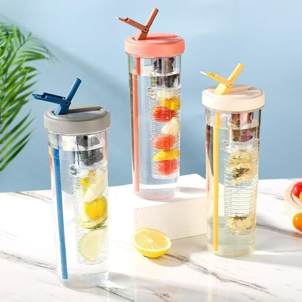 Botella de Agua Deportiva LFRNZS 0.86L con Infusor y Pajita