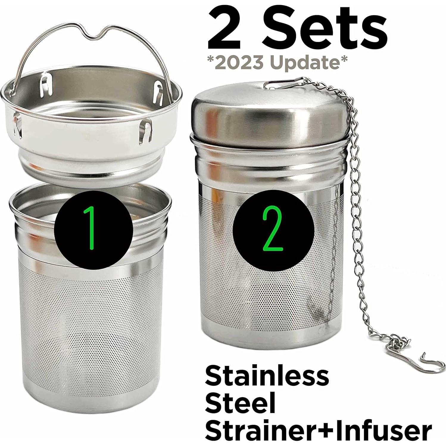 Botella de Agua de Vidrio Borosilicato 32oz Ameiin con Infusor