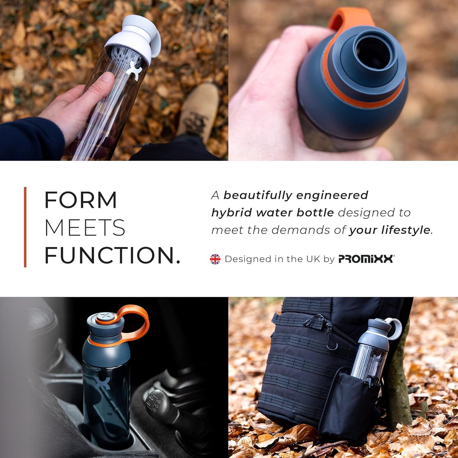 Botella de Agua Promixx FORM 760ml Azul Medianoche - A Prueba de Fugas