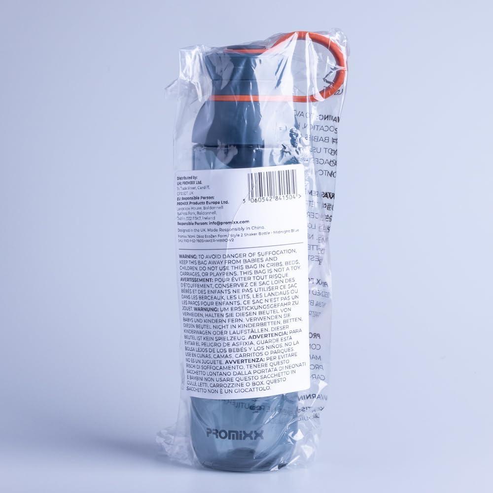 Botella de Agua Promixx FORM 760ml Azul Medianoche - A Prueba de Fugas