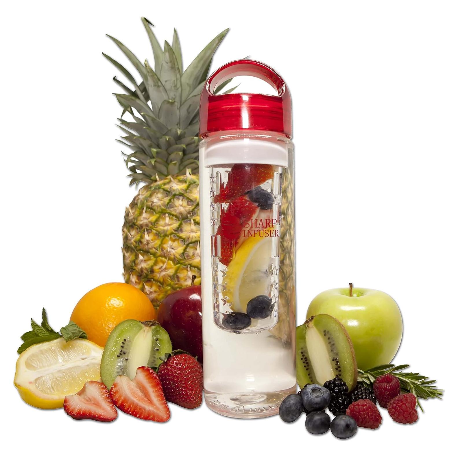 Botella de Agua con Infusor VIVALIFER 24 oz - Libre de BPA