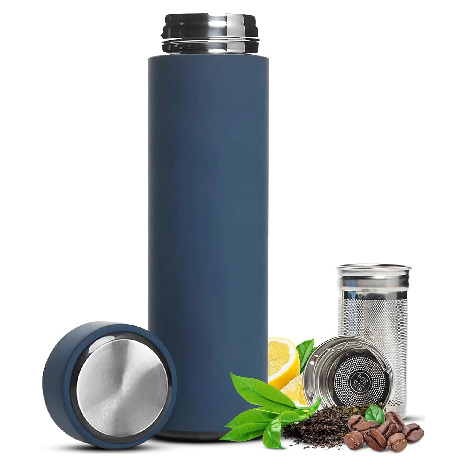 Termo Aislado AVARO 500ml con Infusor para Té y Café