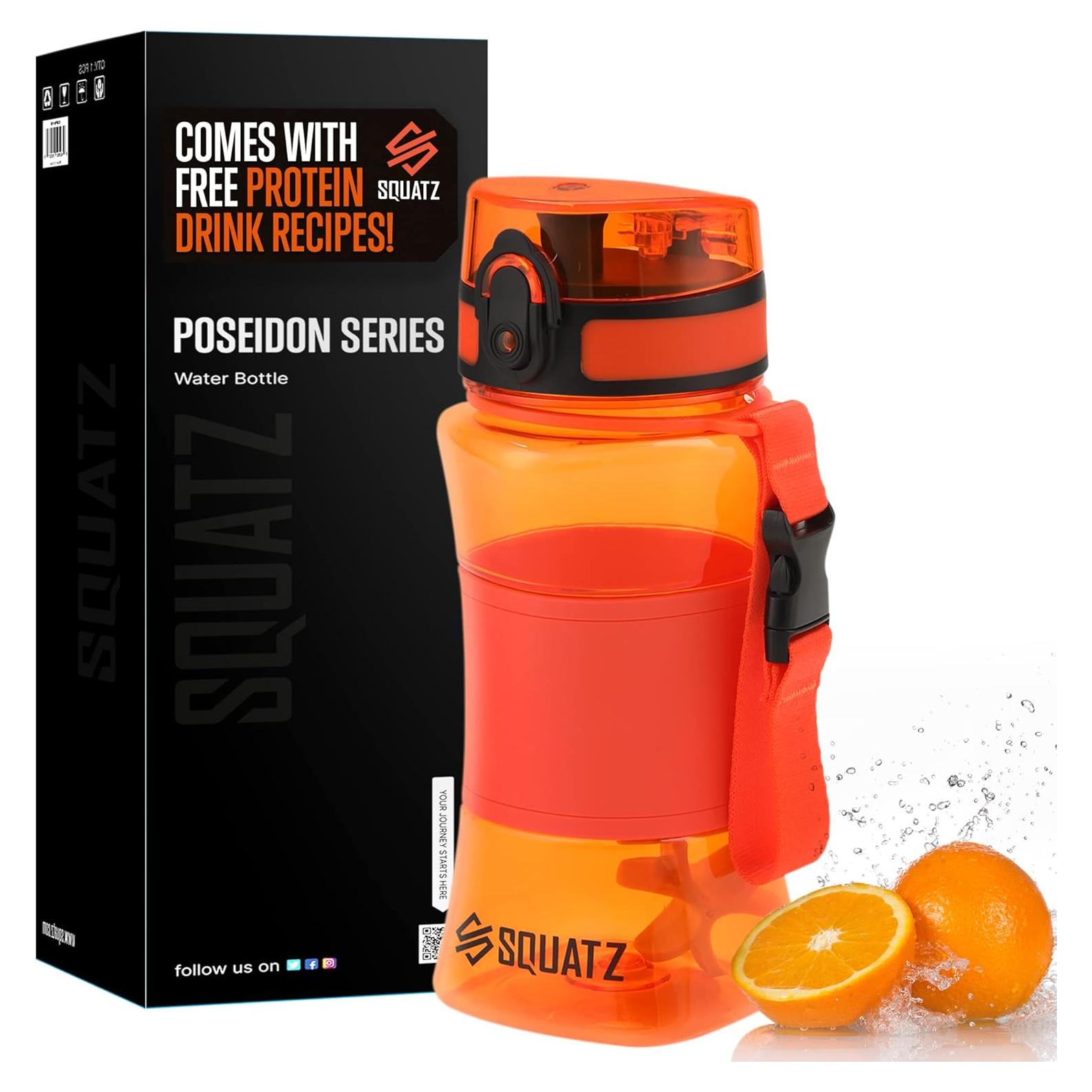 Botella de Agua SQUATZ Poseidon 500ml con Infusor y Correa