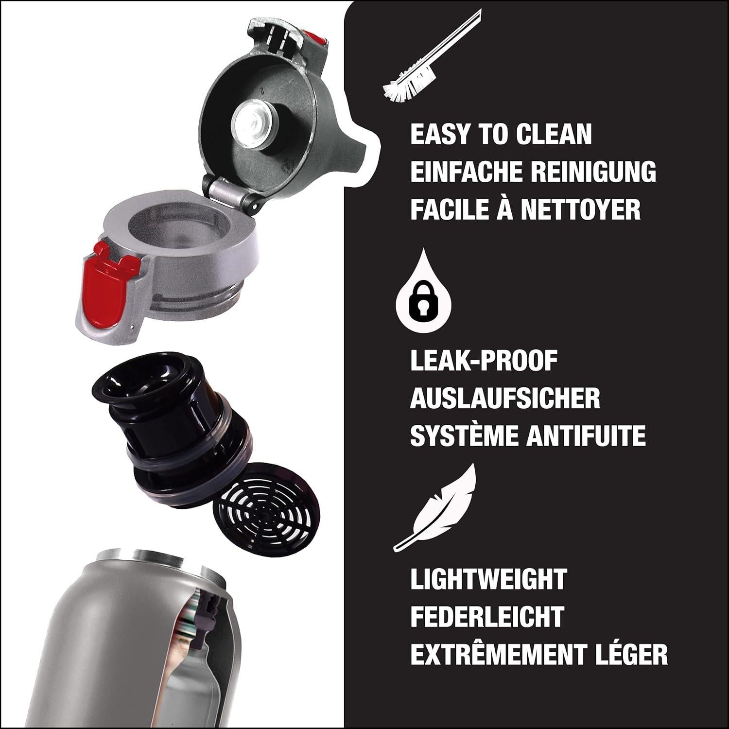 Botella de Agua Aislada SIGG H&C UNO Cepillado 300ml