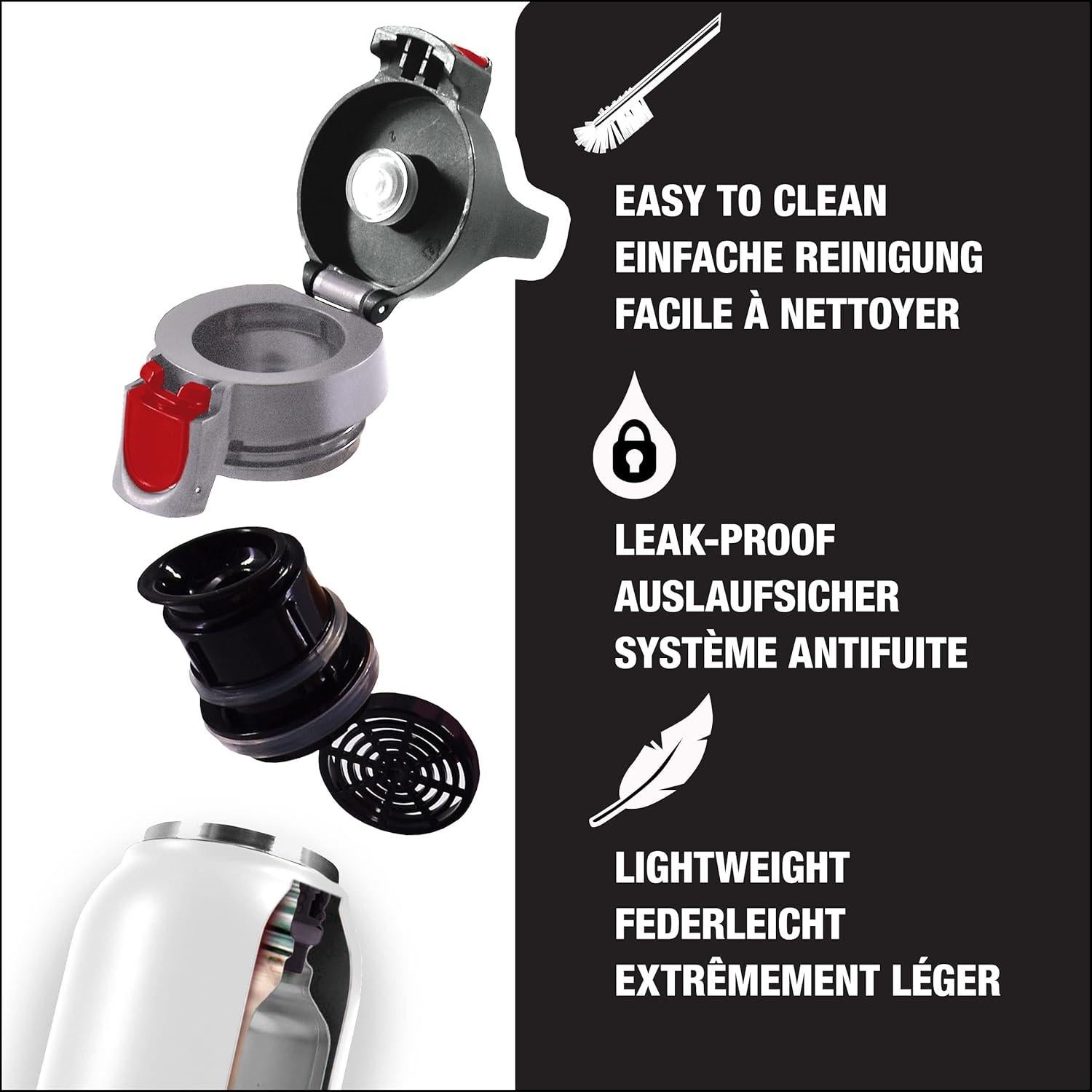 Botella de Agua Aislada SIGG H&C ONE WHITE 0.3L Acero Inoxidable