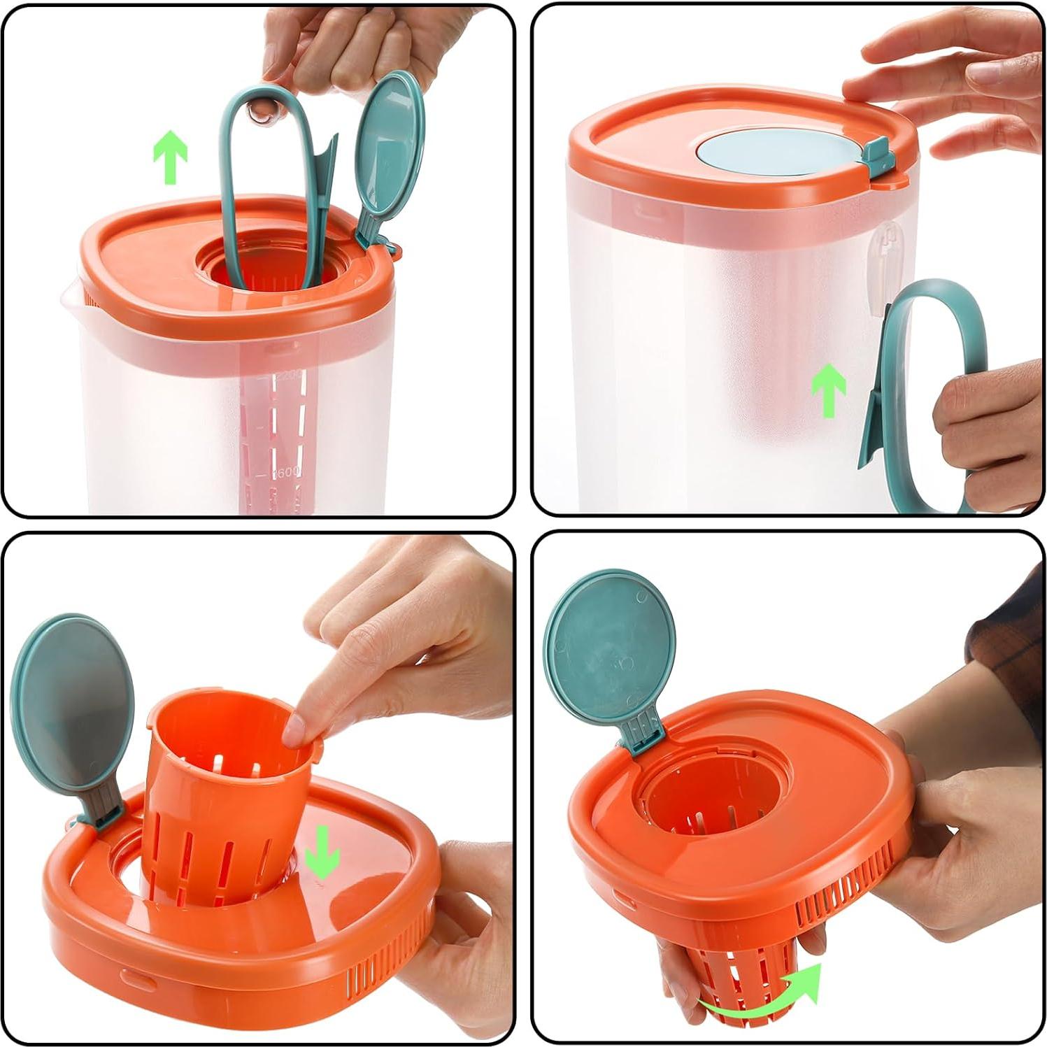 Jarra Infusora de Agua 2.2L Foraineam con Tapa Hermética